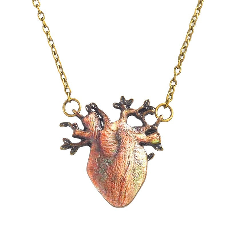 Wholesale Tree Root Antique Copper Pendant Necklaces